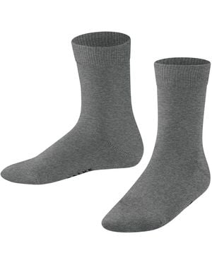 FALKE Family B Ti Cotone Sostenibile Tinta Unita - Grigio