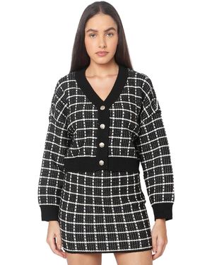 Vero Moda Female Strickjacke VMKIA Strickjacke - Schwarz