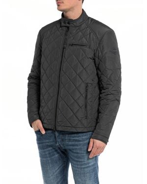 Replay Giacca trapuntata da uomo - Grigio