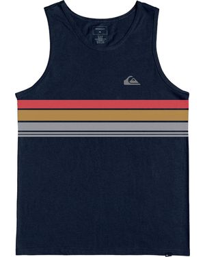 Quiksilver Tanktop mit Streifen für den Alltag - Blau