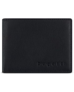 Bugatti Lima mini portafoglio da uomo in pelle - Nero