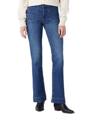 Wrangler Flare Jeans - Blau