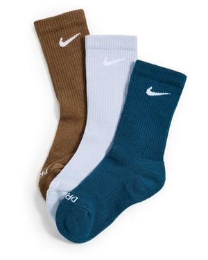 Nike Everyday Plus Cush Crew Sokken - Blauw