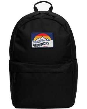 Superdry Classic Patch Montana Backpack One Size - Schwarz