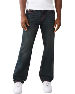 TRUE RELIGION Tr Ricky Super T Flap 34in Jeans - Black