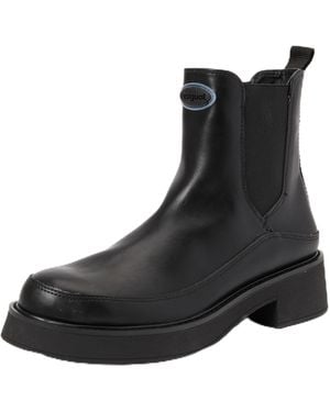 Desigual Faux Leather Ankle Boot - Black
