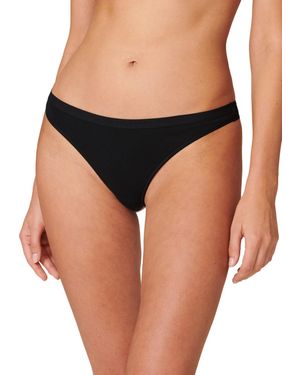 Schiesser 2PACK String Unterwäsche - Schwarz
