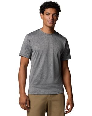 Columbia Hike Crew Short Sleeve T-shirt - Gray