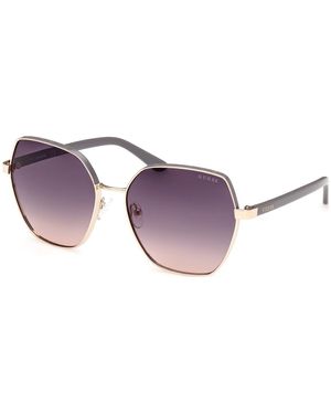 Guess Gu0011052f54 s UV Protected Injected Sunglasses Occhiali - Viola