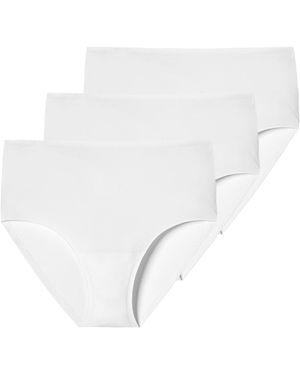 Schiesser Maxi Slip - 3er - Weiß