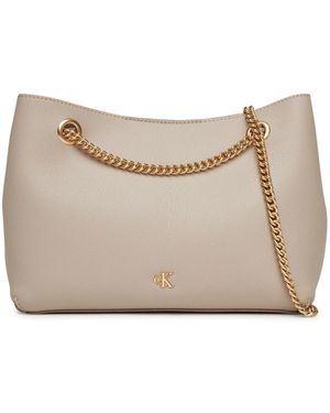 Calvin Klein Mnml Mngrm CHN Shldr Lv04F3205G - Neutro