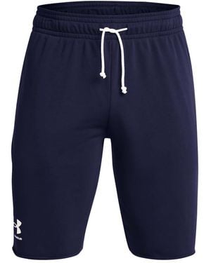 Under Armour Rival Terry Shorts, - Blue