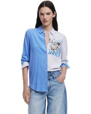 Desigual Perfect Ride Shirt - Blue