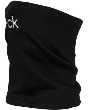Calvin Klein S Insul-lite Stretch Lightweight Wicking Golf Tech Snood - Black