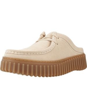 Clarks 's Torhill Mule Oxford Boot - Natural