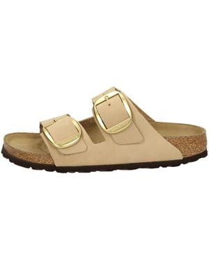 Birkenstock Arizona Big Buckle Sandals Colour : Beige - White