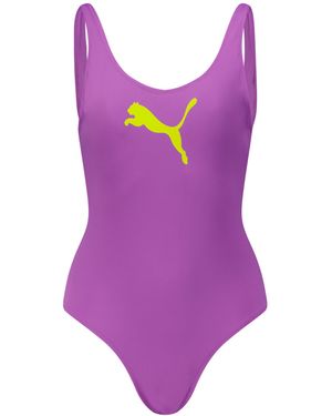 PUMA Swmisuit 100000072 Costume da Bagno - Viola