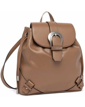 Replay Women's Backpack Backpack Bag - Brown