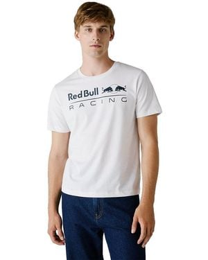 Pepe Jeans Red Bull Racing X Team Logo Tee T-shirt - Wit