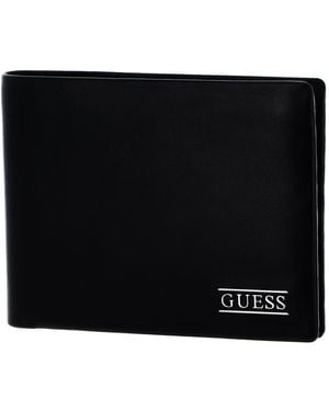 Guess NEW BOSTON R FLAT BILLFOLD - Nero