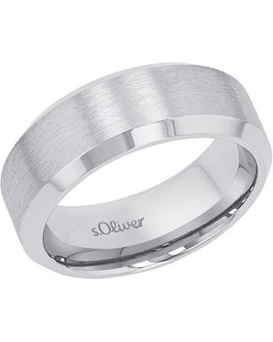 S.oliver Ring Edelstahl 60 Silber 32022410 - Mettallic