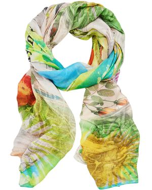Desigual FOU_NEWSPAPER COLORS RECT - Grün