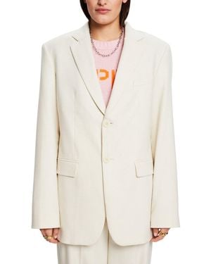 Esprit 103ee1g325 Blazer - White