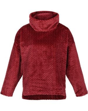 Regatta S Bekkah Fleece Hoodie Cabernt Plait 18 - Red
