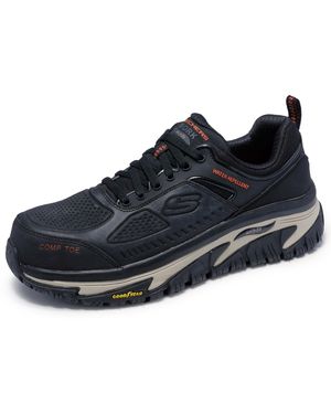 Skechers Arch Fit Road Walker Comp Toe - Blau