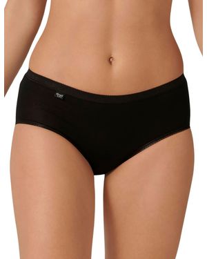 Sloggi Basic+ Midi 3p 3 Pack Briefs Black