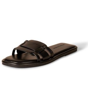 Amazon Essentials Sandalo con Intreccio Imbottito Donna - Marrone