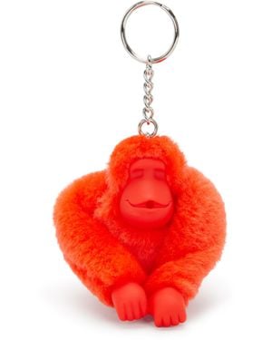 Kipling MONKEYCLIP M Mittelgroßer Affen-Schlüsselanhänger - Rot