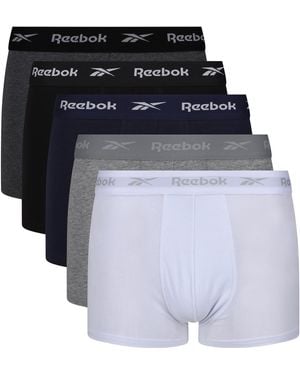 Reebok Trunk Boyes 5pk Zwart/wit/grijs/navy/charcoal Marl