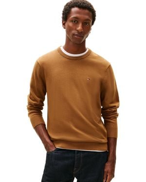 Tommy Hilfiger Essential Ssnl Cotton Crew Neck Mw0Mw39999 Pull-Over - Multicolore