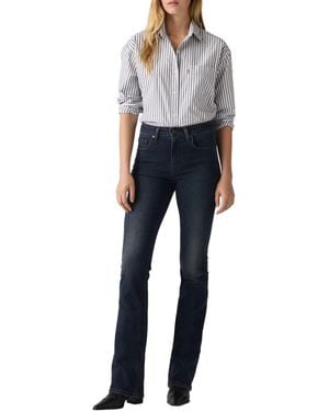 Levi's 725 High Rise Bootcut Jeans - Black