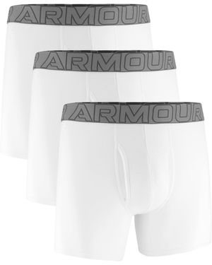 Under Armour 3-pack Performance Cotton Boxer Brief - White