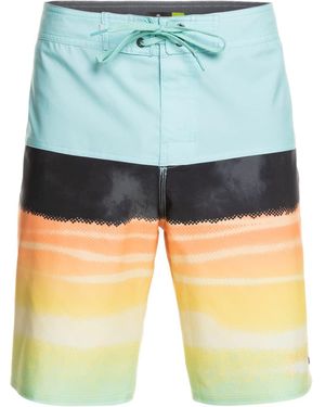 Quiksilver Surfsilk Panel 20 Boardshort Swim Trunk Bathing Suit Board Shorts - Multicolour