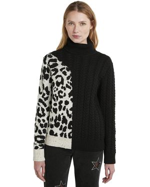 Desigual Jers_Solange Sweat-Pullover - Noir