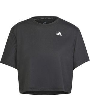 adidas Train Essentials Boxy Workout Tee - Zwart