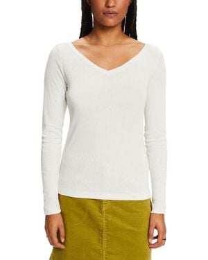Esprit 103EE1K328 T-Shirt - Bianco
