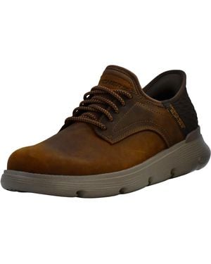 Skechers Gervin - Scarpe da uomo senza - Marrone