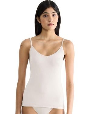 Sloggi Go Daily Cotton Spaghetti Top Maglietta Intima - Bianco