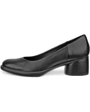 Ecco Escarpins modernes sculptés de luxe 35 mm pour femme - Noir