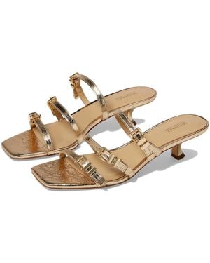 Michael Kors Darrington Kitten Sandalen mit Absatz - Mettallic