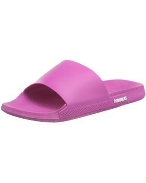 Havaianas Brasil Logo Flip Flops - Purple