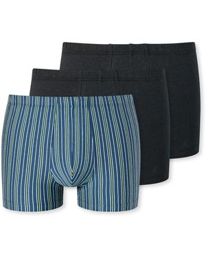 Schiesser Herren Slips Aus Bio-Baumwolle (95%) – Mit Weichem Bund, Bequem & Hautfreundlich, Mehrfarbiges Streifen-Design