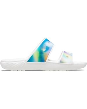 Crocs™ Classicsolarizedsandal Whi/mlti White Multi - Blue