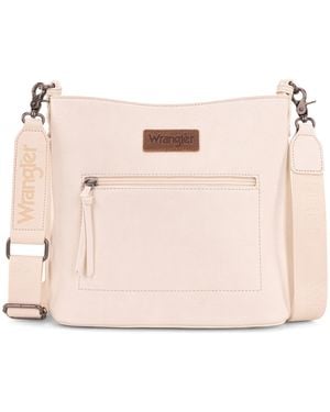 Wrangler Crossbody Bags For Lightweight Handbags And Purses Travel Shoulder Purse - Pink