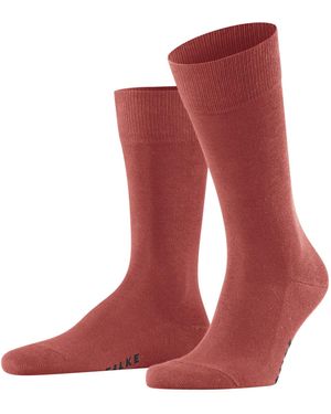 FALKE Family M SO nachhaltige biologische Baumwolle einfarbig 1 Paar Socken - Rot