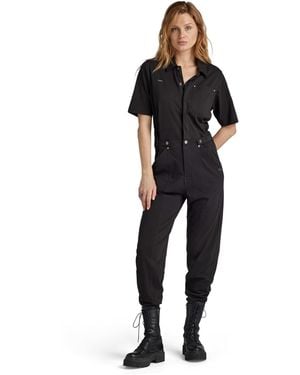 G-Star Track Jumpsuit - Schwarz